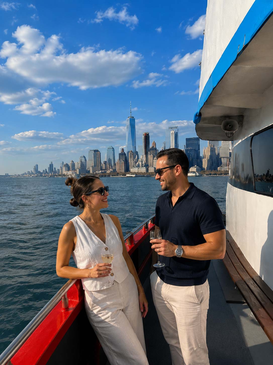 Private yacht charter near Manhattan