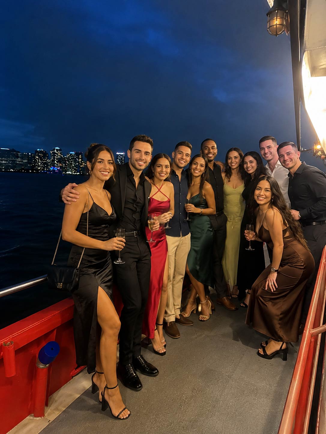 Large luxury event yacht charter in New York City